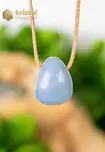 Angelite pendant - drilled