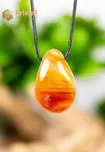 Carnelian Drop Shaped Pendant - no. 1