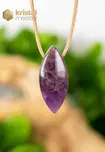 Amethyst Pendant drilled - Oval