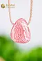 Rhodochrosite EX pendant, drilled - no. 3