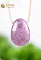 Lepidolite Pendant, drilled - no. 4