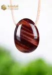 Red Tiger Eye Pendant, drilled - no. 1