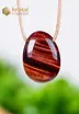 Red Tiger Eye Pendant, drilled - no. 2