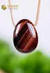 Red Tiger Eye Pendant, drilled - no. 3