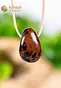 Mahogany Obsidian Pendant, drilled - no. 3