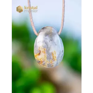 Crazy Lace Agate Pendant drilled - no. 5