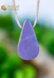 Lavender Jade pendant, drilled - no. 4
