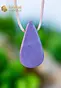 Lavender Jade pendant, drilled - no. 4