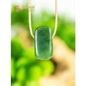 Jade Nephrite EX pendant, drilled - no. 2