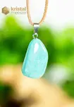 Amazonite EX Pendant with silver loop - no. 1