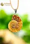 Ammonite Pendant with silver loop - no. 5