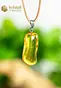 Amber Pendant with Silver loop - no. 2