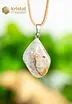 Crazy Lace Agate Pendant with silver loop - no. 1