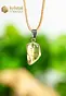 Citrine EX pendant with silver loop - no. 4