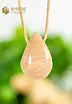 Moonstone Apricot Drop Shaped Pendant - no. 4