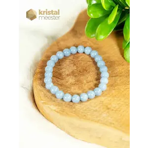 Angelite Ball Bracelet - 8 mm