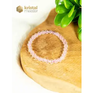 Rose Quartz EX Ball Bracelet - 6 mm