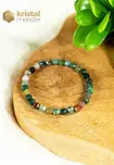 India Agate Faceted Bracelet - 6 mm