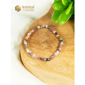 Tourmaline Mix Faceted Bracelet - 3-4 mm