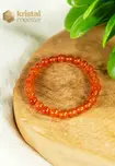 Carneool Kogelarmband oranje - 6 mm - Kind