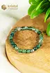 Moss Agate Ball Bracelet - 6 mm - child