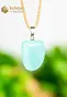 Amazonite EX Pendant with silver loop - no. 3