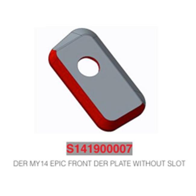 SPECIALIZED DER MY14 EPIC FRONT DER PLATE WITHOUT SLOT BLACK