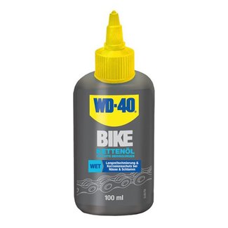 WD-40 BIKE Kettenöl Wet Flasche 100ml