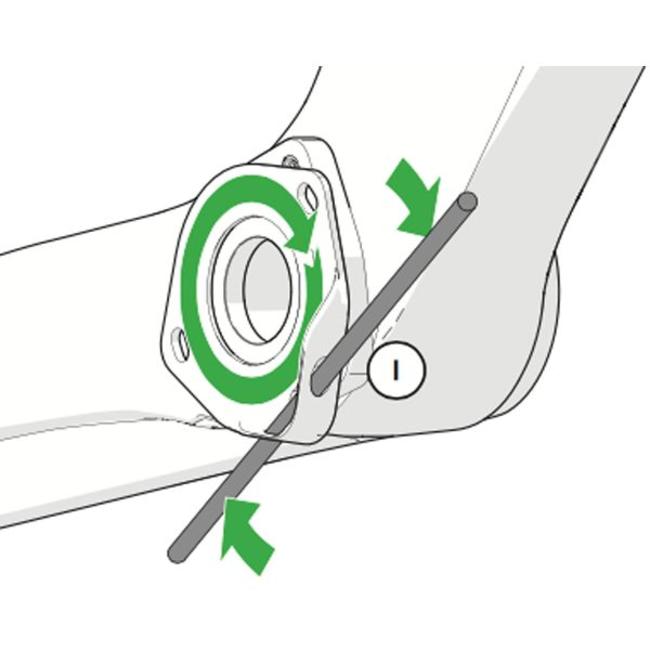 BBR MY15 DEMO CARBON ISCG MAIN PIVOT LOCK - WITH TOOL