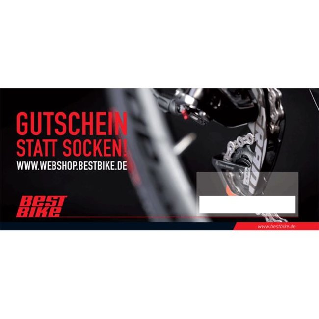 Voucher instead of socks! 50€