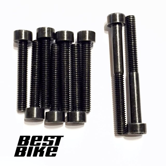 SPECIALIZED LEVO ENGINE COVER BOLT / SCREW SET GALVANIZED BLACK