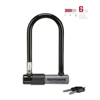 Kryptonite KRYPTONITE KryptoLok Mini-7 black mit Flexframe-Halter