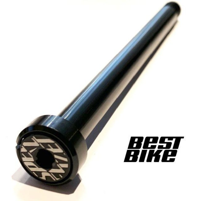 AXL BOLT ON REAR THRU AXLE FOR 142 HUB 142MM X 12MM (QR32-00L) M5 BOLT HEAD