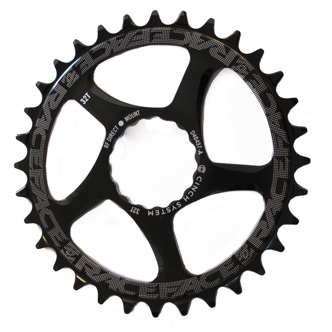 RACE FACE CHAINRING CINCH 10/11/12-SPEED 28T black