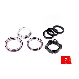 Specialized Futureshok Integrated Headset 45.8OD x 36.8ID x 6.5mm Upper, 1.5" Lower, 45x45°