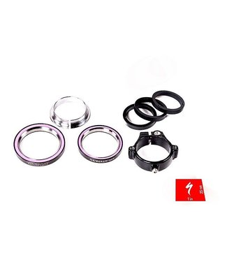 Specialized Futureshok Integrated Headset 45.8OD x 36.8ID x 6.5mm Upper, 1.5" Lower, 45x45°