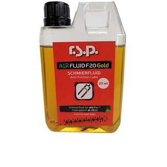 RSP Air Fluid F 20 Gold lubricating oil for Fox suspension forks from 2013
