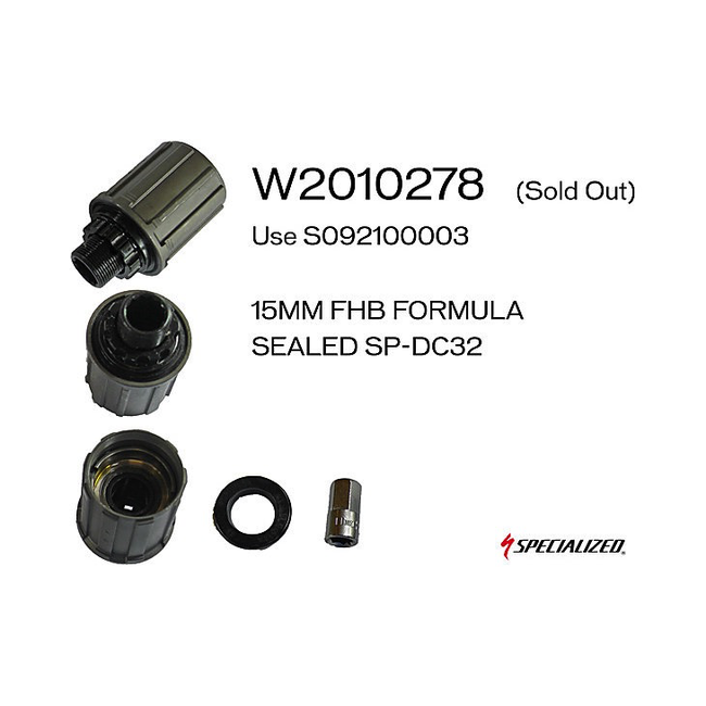 SPECIALIZED FREEHUBBODY FORMULA 8SPD SEALED FREEHUB FH-06 (OLD SKU:  W2010278)