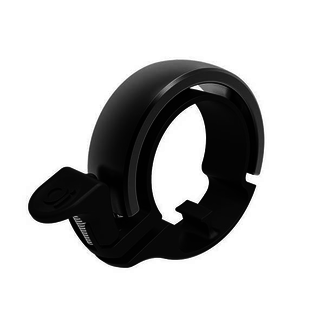 KNOG Oi Classic Large bicycle bell, 23.8 - 31.8mm, black