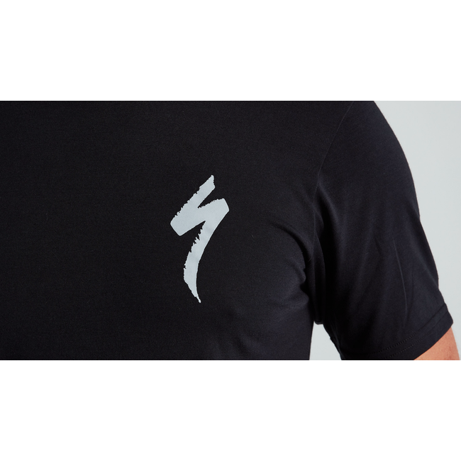 S-LOGO TEE SS MEN BLK L