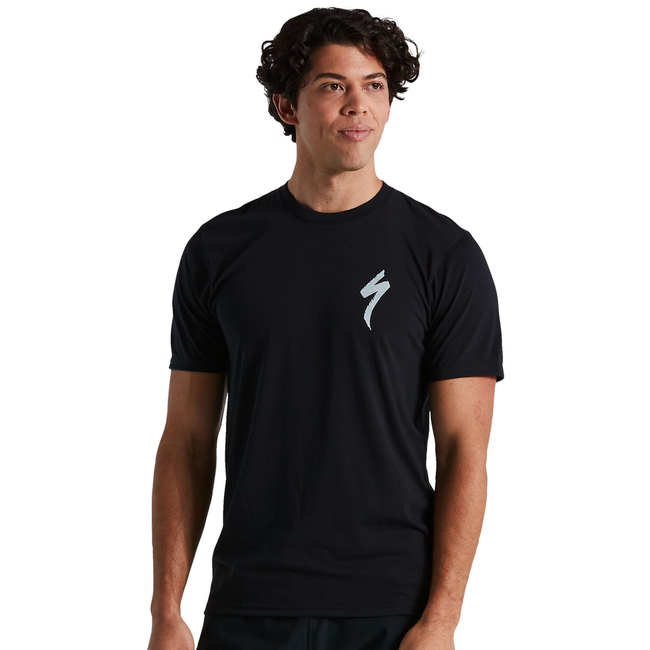 S-LOGO TEE SS MEN BLK L