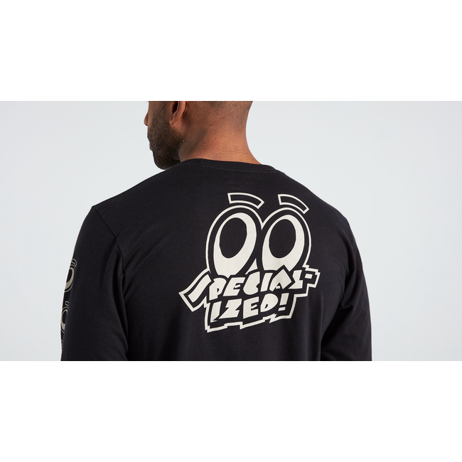 SPECIAL EYES TEE LS BLK L