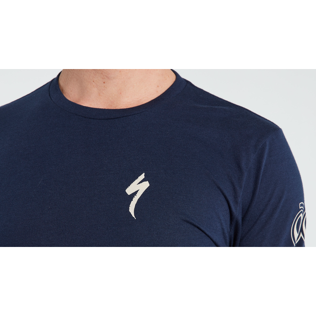 SPECIAL EYES TEE LS NVY M