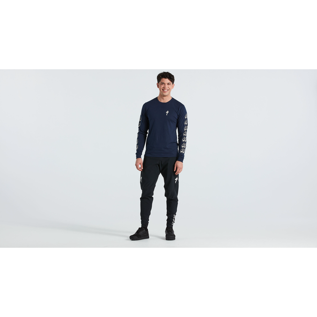 SPECIAL EYES TEE LS NVY M