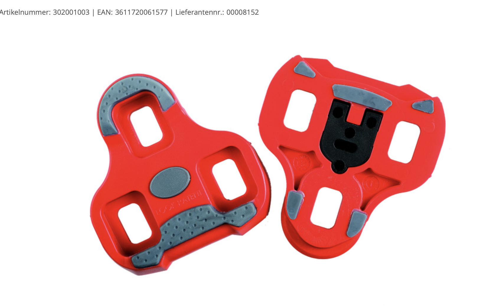 Look Delta Pedalplatten Red main image 1