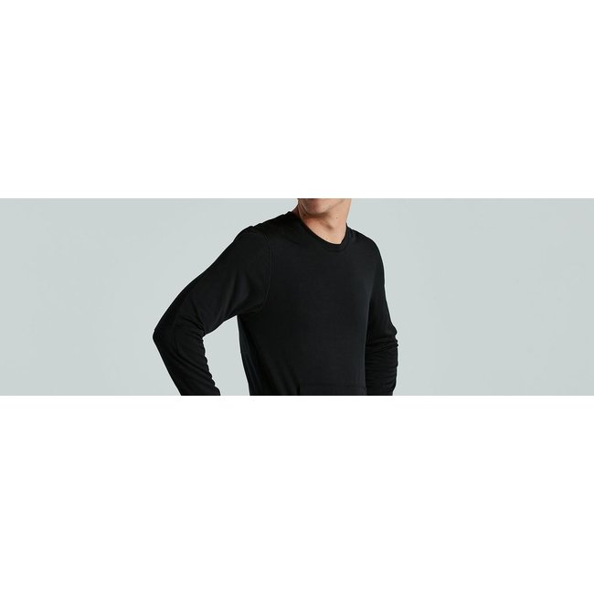 TRAIL-SERIES THERMAL JERSEY LS MEN BLK MEDIUM