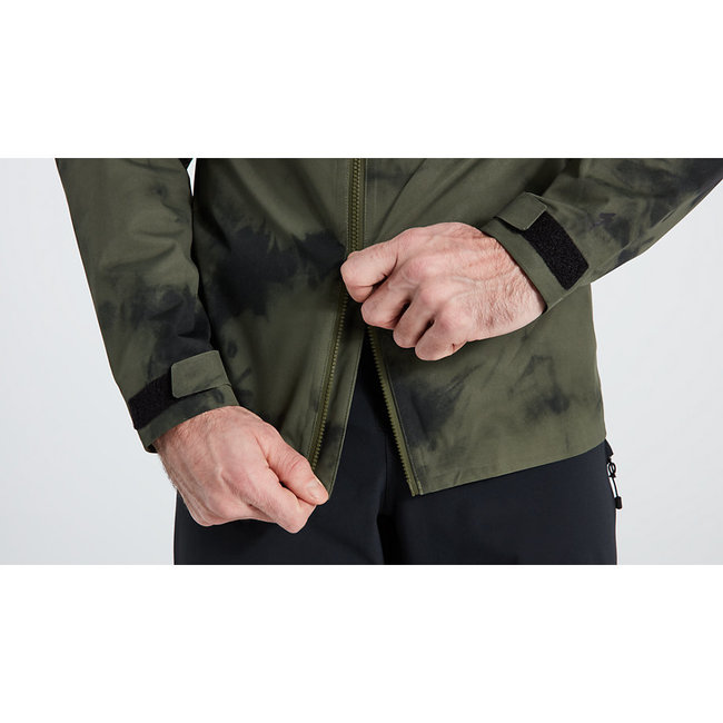 ALTERED TRAIL RAIN JACKET OAK GREEN MEDIUM