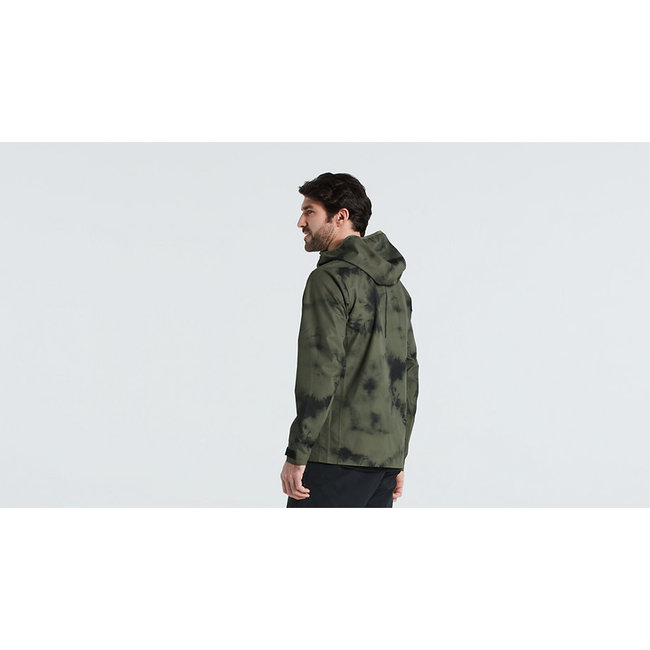 ALTERED TRAIL RAIN JACKET OAK GREEN MEDIUM