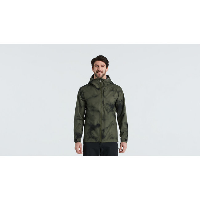 ALTERED TRAIL RAIN JACKET OAK GREEN LARGE