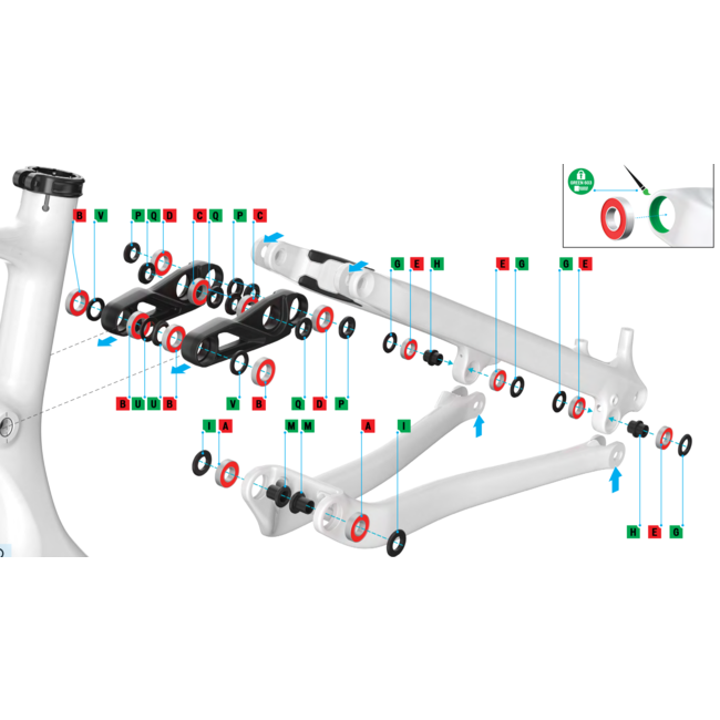 TURBO LEVO 2022 SUSPENSION EXPLOSED DRAWING